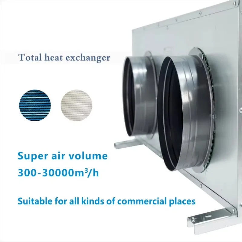 Rod-Système de climatisation à effet de serre, système Hylique, maison passive, récupération de chaleur Crossflow VMC