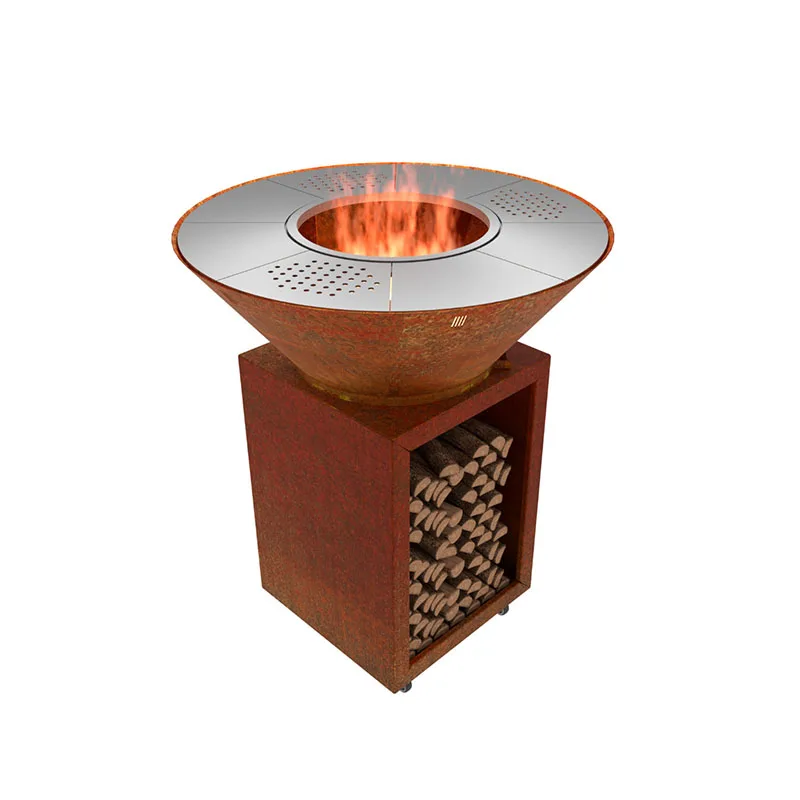 

Customized Corten Steel BBQ Grills for Camping Charcoal Manufacturer And Factory Outdoor Cooking Equipment