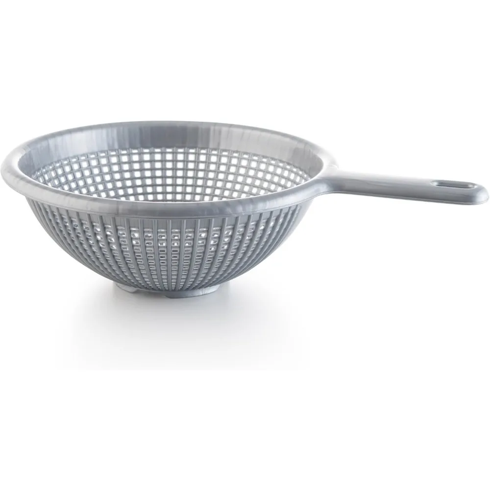 YBM Home Coador de plástico profundo de 8,5 polegadas com alça longa – feito de plástico sem BPA seguro para alimentos – Durável e máquina de lavar louça