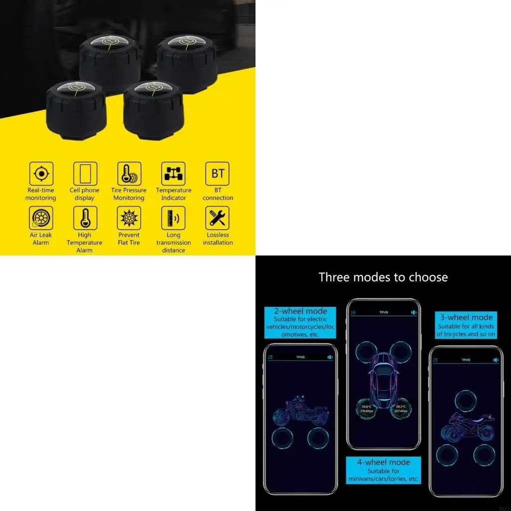 

Bluetooth-compatible Car Tire Pressure Universal TPMS External