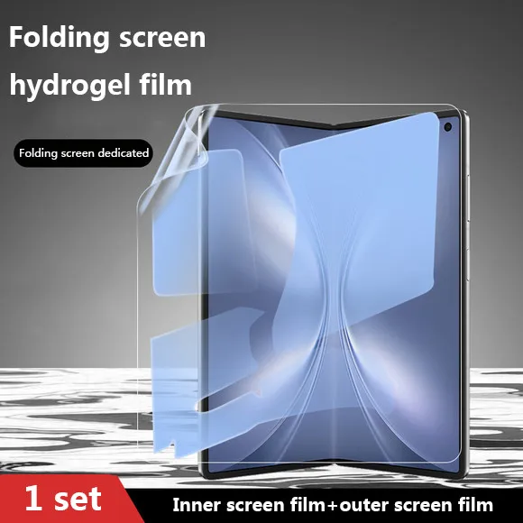 

2-in-1 Soft TPU Hydrogel Film For Vivo X Fold5 Fold3 Pro Fold 5 3 Pro 5G Full Cover Screen Protector Not Glass
