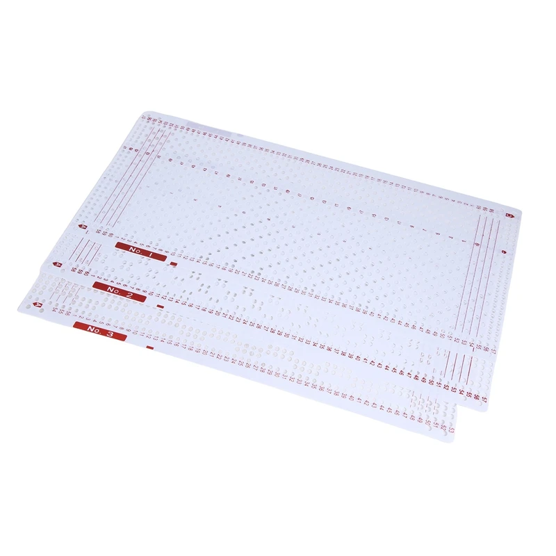 20PCS NO.1-20 Knitting Machine Punch Card Set Kit Machine Flower Punch Cards Set For SK260 SK280 Knitting Machine