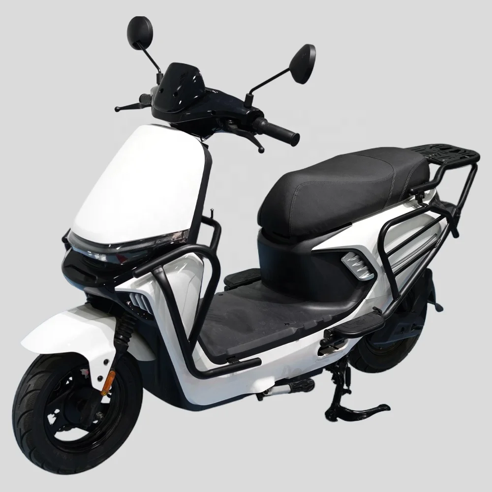 Vintage Electric Motorcycle with 1000W 72V Intelligent Digital Motor High Speed Smart Carbon Steel Frame