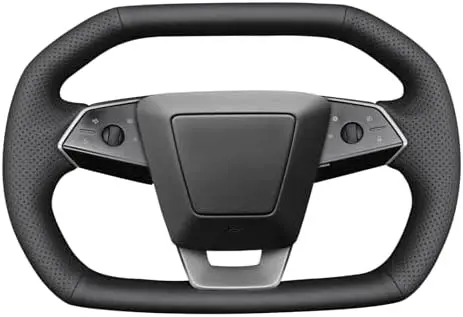 

MEWANT Steering Wheel Cover for Cybertruck 2023-2024 – Durable Stitched Wrap Interior Accessory