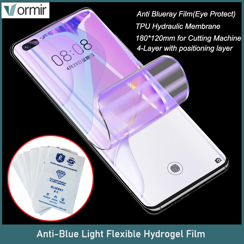 

Vormir Anti Blue Light Screen Protectors TPU Flexible Hydraulic Membrane for Cell Phone Eye Protection Film for Cutting Machine