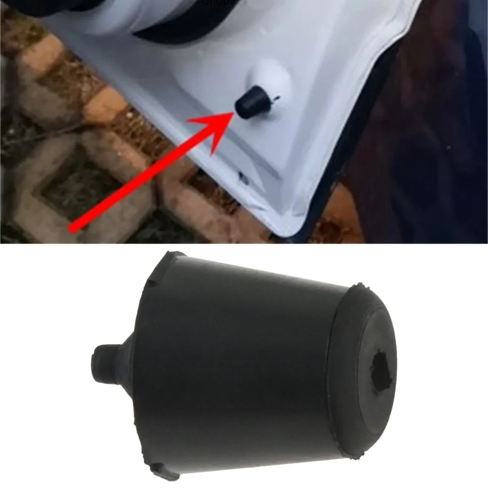 2Pcs Car Door Buffer Block Rubber Damper Front Rear Shockproof Damping Fit for Ford Escape 2013-2017 Ecosport Auto Accessories
