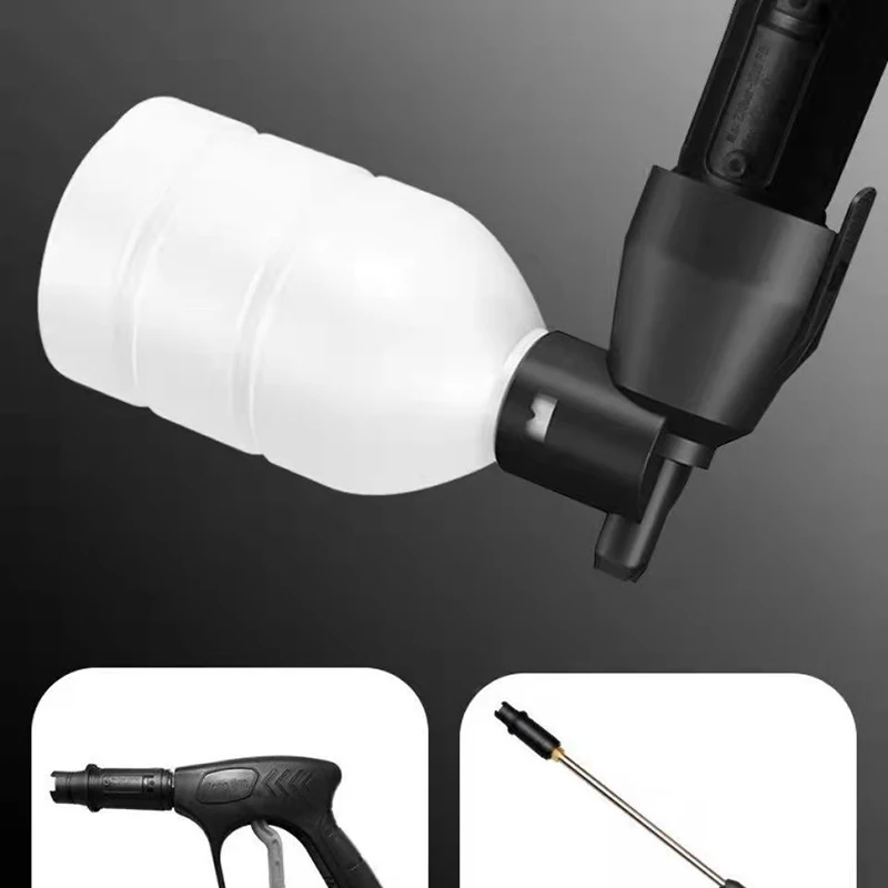 300ml Plastic Foam Lance Generator For Car Washing Adjustable Foam Pot For Pressure Washer Machine Gun Accessories