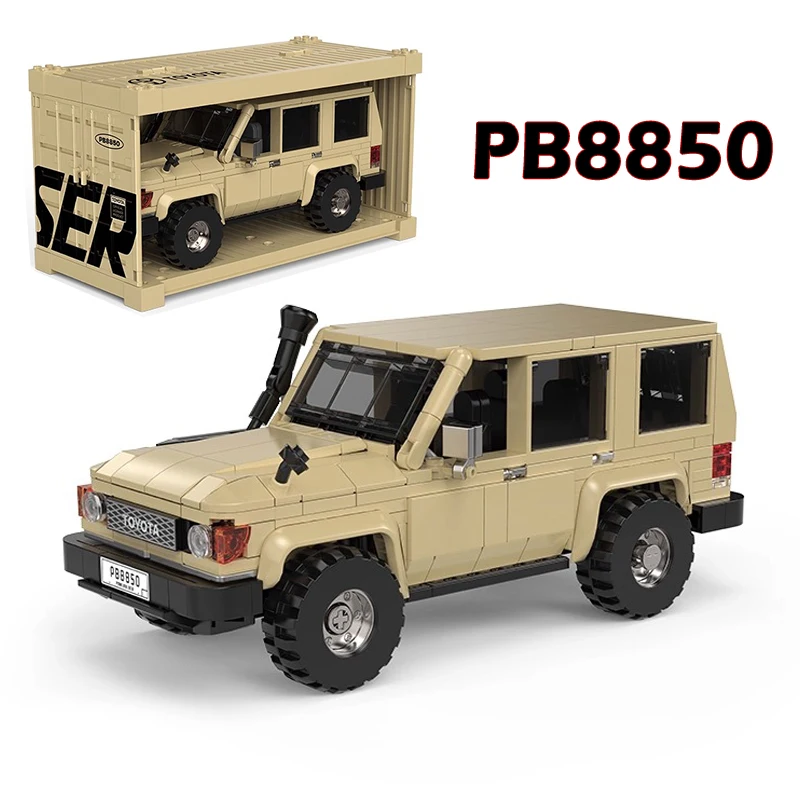 

PB8850 LC78 Внедорожник с дистанционным управлением, строительный блок 1:32, сборная модель, игрушка для взрослых и детей, обучающая головоломка «сделай сам», подарок