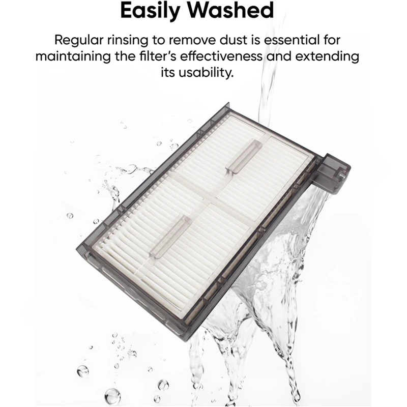 Filtros lavables de repuesto para aspiradoras Robot Eufy X8 Pro / X8 Pro SES, accesorios, filtro HEPA