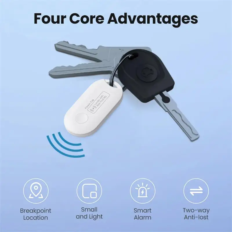 XIAOMI GPS Locator Mini Smart AirTag Works iPhone Find My APP Anti-Lost Reminder Device Tracker for Car Wallet Key Pet Finder