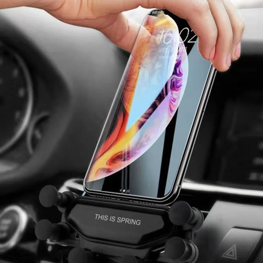 

Universal Car Phone Holder for Air Vent Mount Sturdy Support Clip on Design for Safe Driving Car Cell Phone Mount Bracket Long