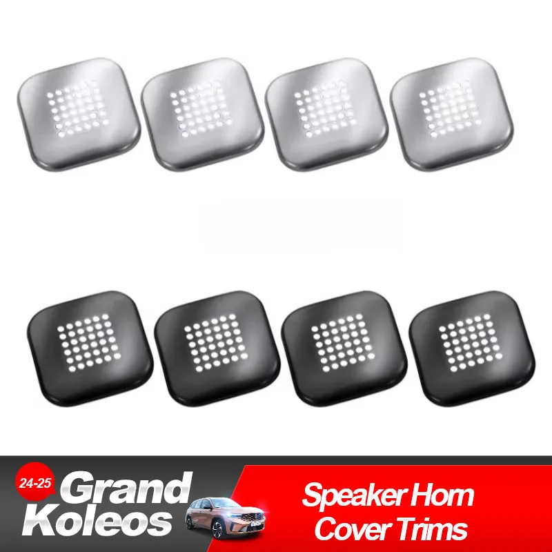 

For Geely Monjaro KX11 Grand Koleos 2024 2025 4pcs/Set Car Interior Audio Cover Accessories Car Roof Speaker Horn Cover Trims