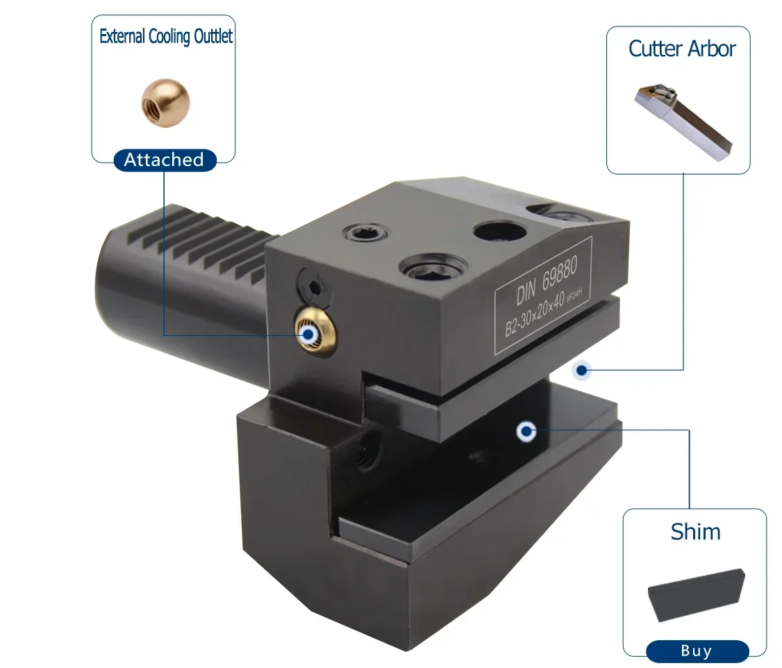 For VDI30 VDI 40 VDI50 B2 Type CncTurning VDI Tool Holders