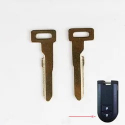 Keychannel-llave de coche de Metal sin cortar, 1, 2 piezas, hoja remota inteligente en blanco, llave de puerta de coche, hoja de llave de emergencia de repuesto para Toyota Rush