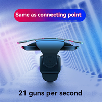 T35C Mobile Game Trigger for Phone Gaming 4 Finger Trigger L1 R1 Aim Keys Game Controller Sensitive Phone Game Trigger