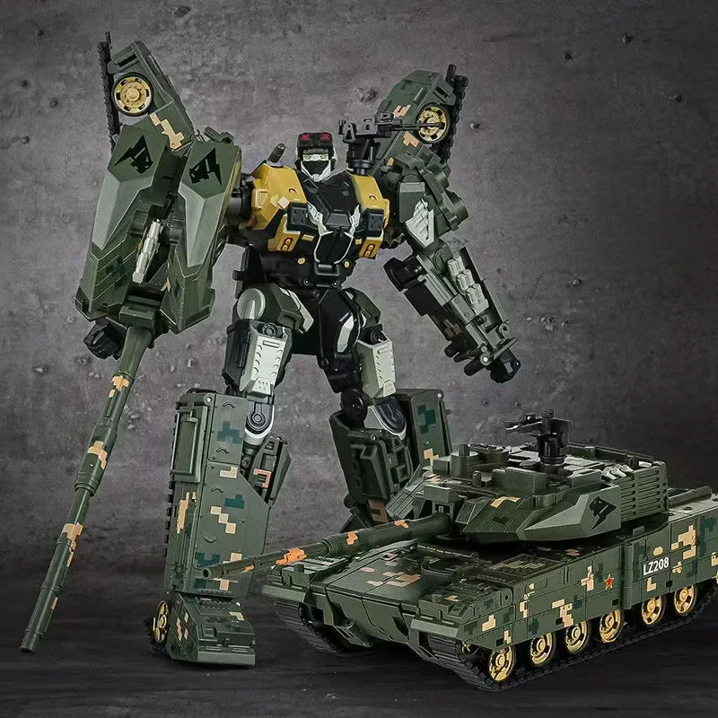 Giocattoli trasformati Bowutang Stile cinese Mecha Figura Modello Mountain Lion-96B 15 Light Tank Leopard Action Figure Collection Regalo