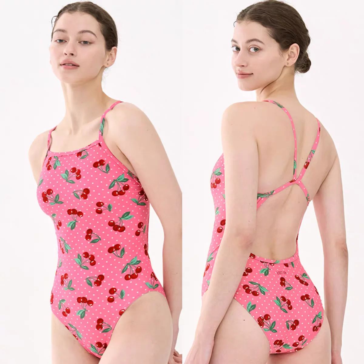 Lost in Seoul Women's Speed Suit Swimsuit Professional Style High Elasticity Quick Dry Backless Competition One-Piece Swimwear