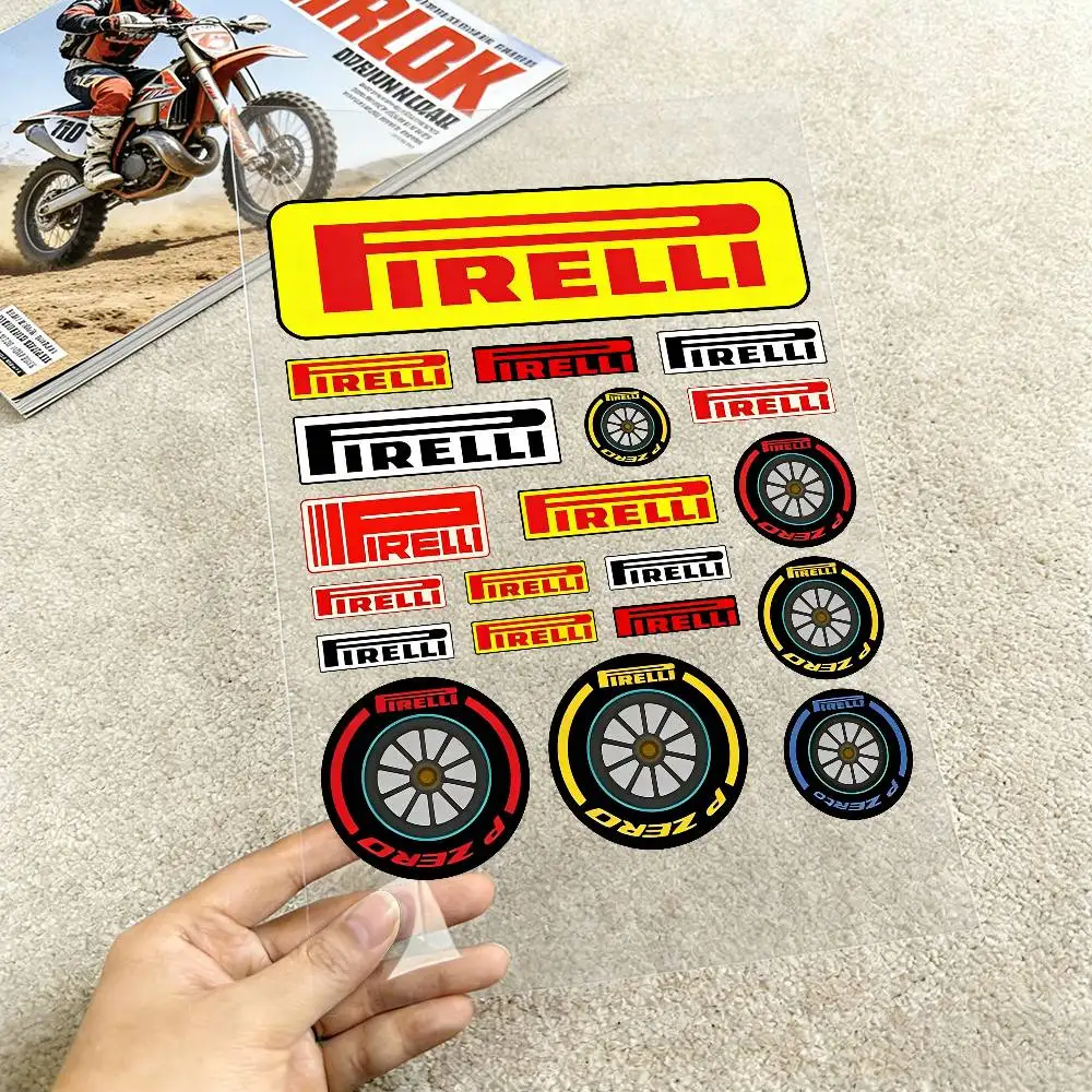 

Водонепроницаемые светоотражающие наклейки PIRELLI для мотоциклов, легко снимаемые, для мотоциклов и автомобилей