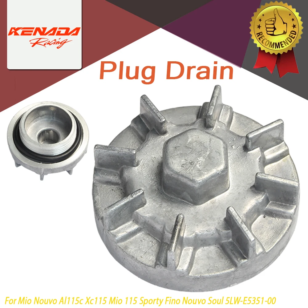 

High Performance Aluminum Alloy Oil Drain Bolt Plug for Yama Ha Mio Nouvo Xc115 Soul 115 Sporty Fino Motorcycle