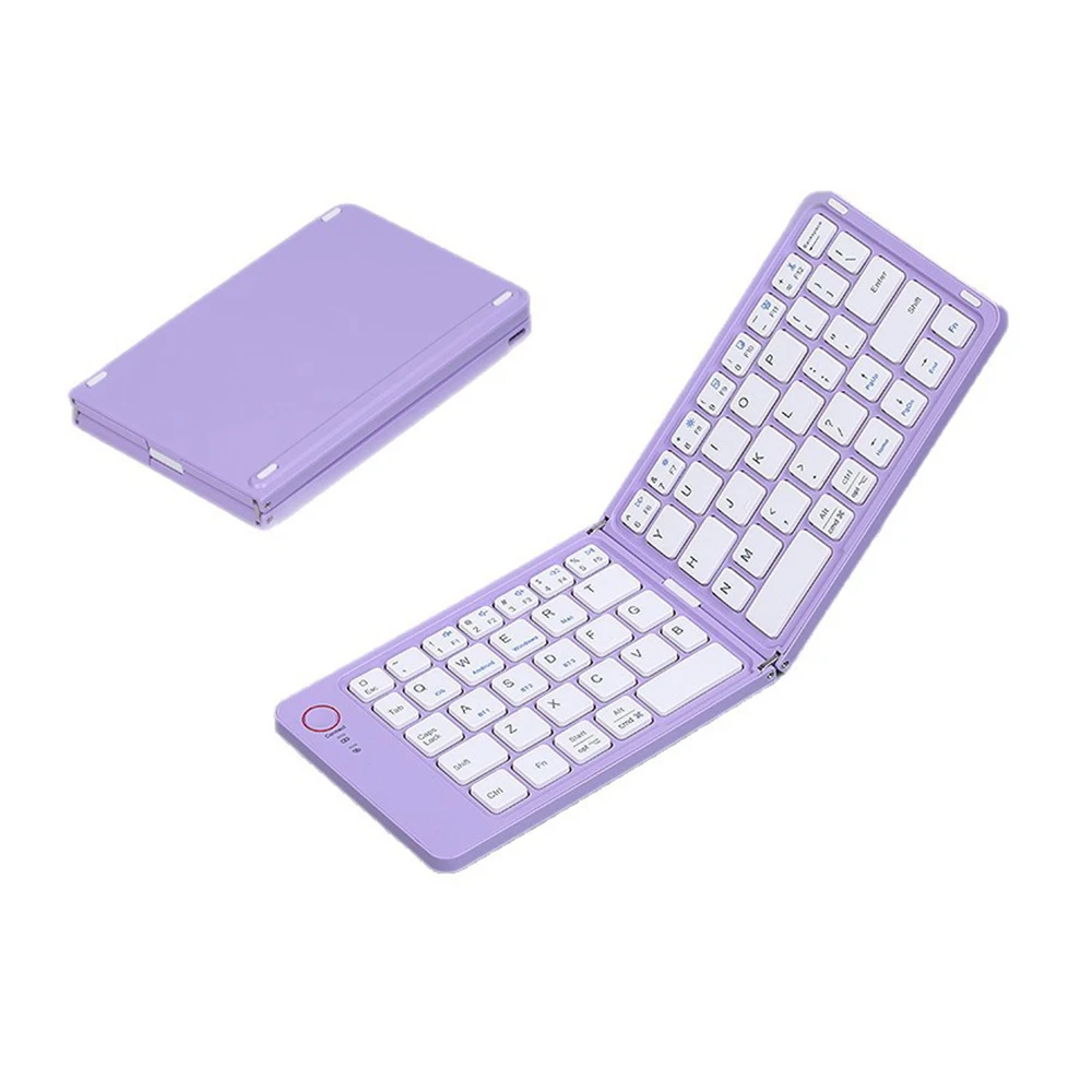 

Foldable Bluetooth KeyboardPortable, Pocket Size, Travel Keyboard, Compatible with iOS, Android, Windows, for Smartphone Laptop