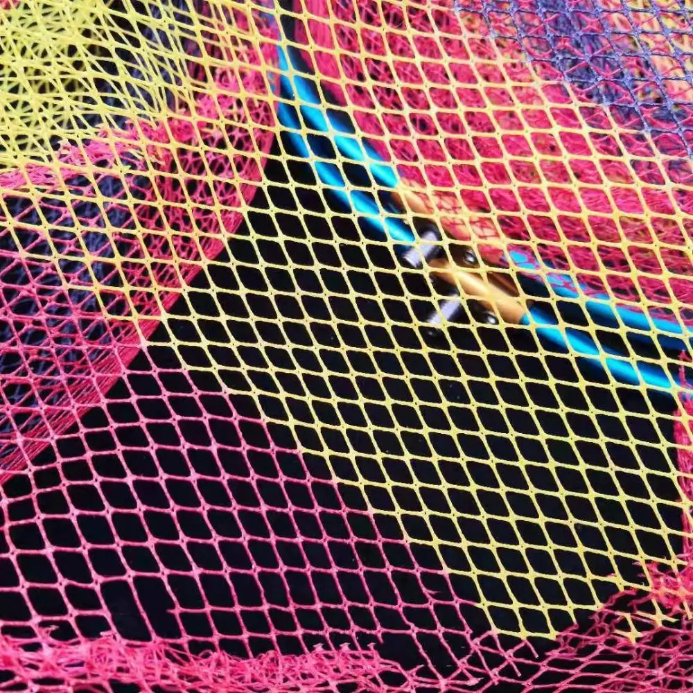 

Aluminum Alloy Fishing Nets Head Foldable Mesh Colorful Deepen Fishing Nets Fishing Scoop Durable Fishing Hand Net