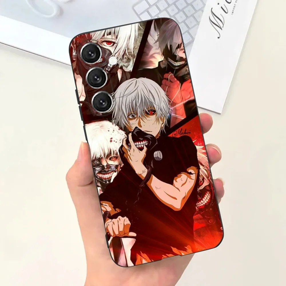 Anime K-Kaneki K-Ken Phone Case For Samsung S21,S22 Ultra,S20,S30 plus,S22 plus,S23,S30 ultra 5G Silicone Cover