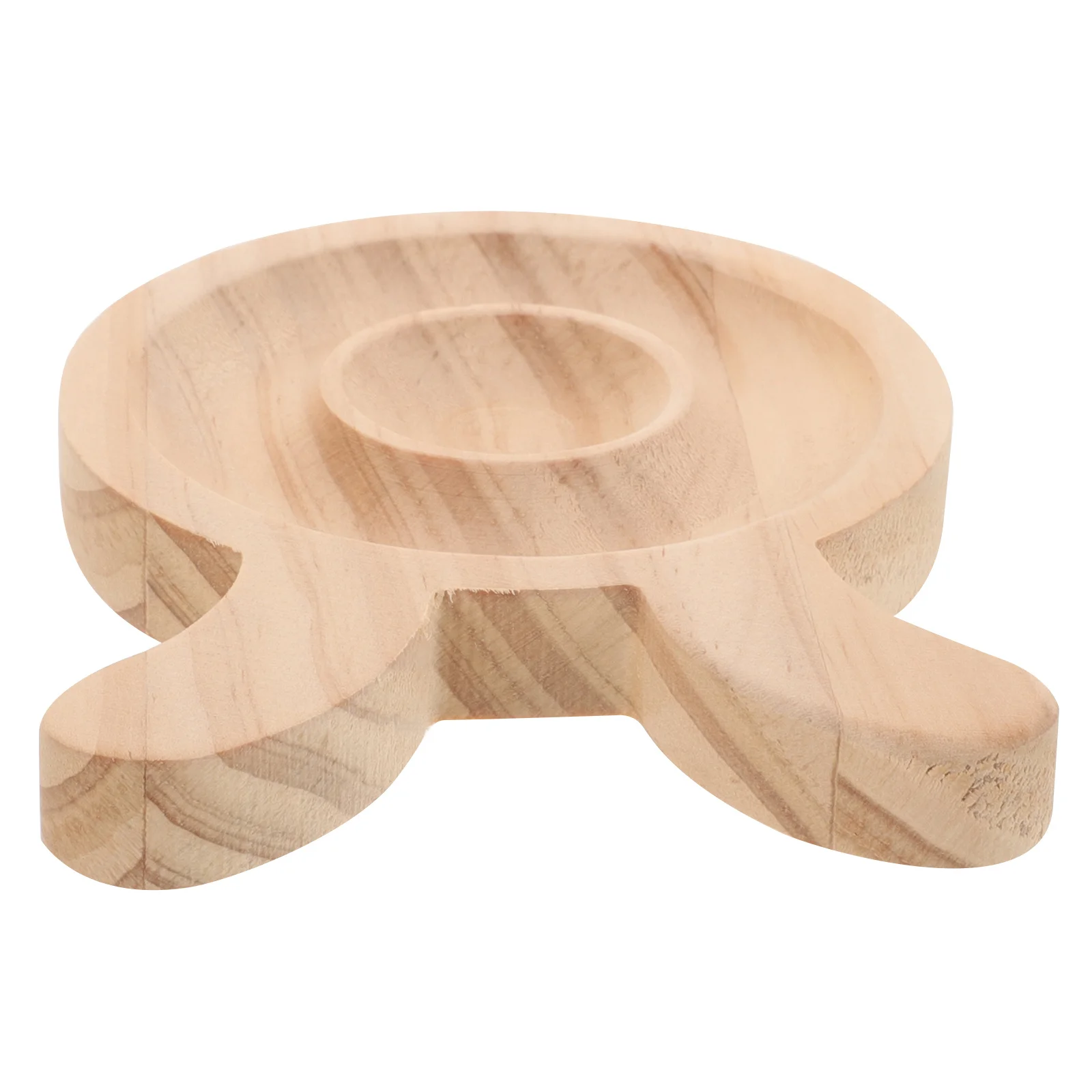 

Rabbit Jewelry Tray Large Bunny Shape Wood Organizer For Bracelets Necklaces Ring Holder Storage Dish Display Plate