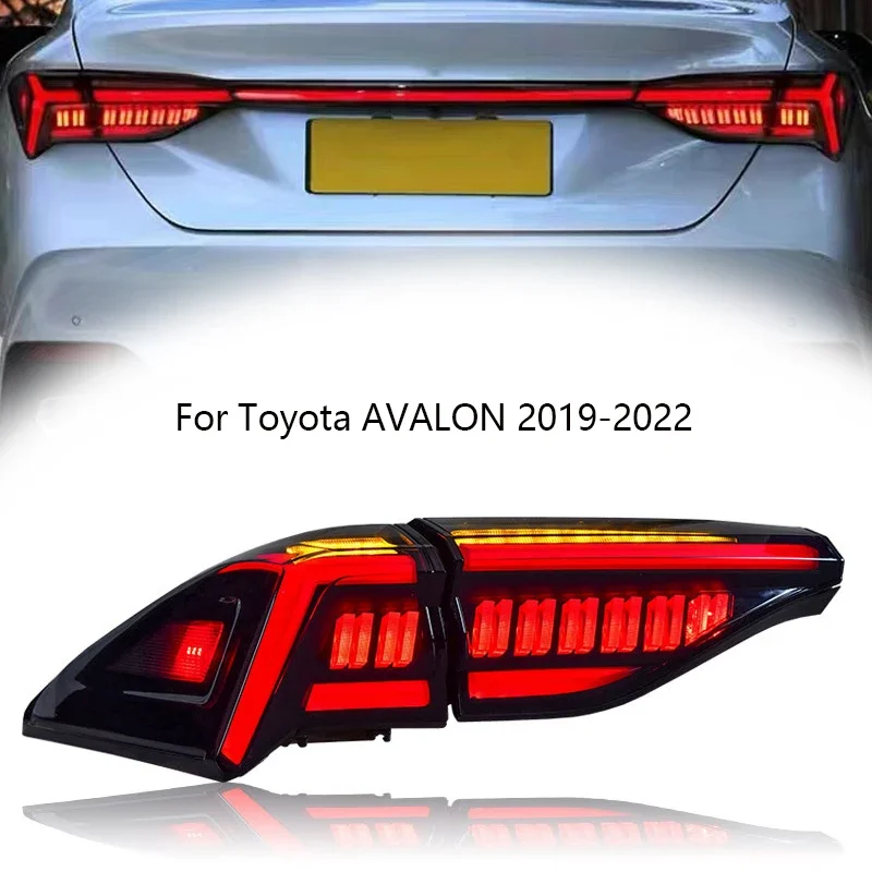Car Styling Tail Lamp for Toyota Avalon Tail Lights 2019-2022 Avalon LED Tail Light LED Dynamic Turn Signal Brake Reverse Auto