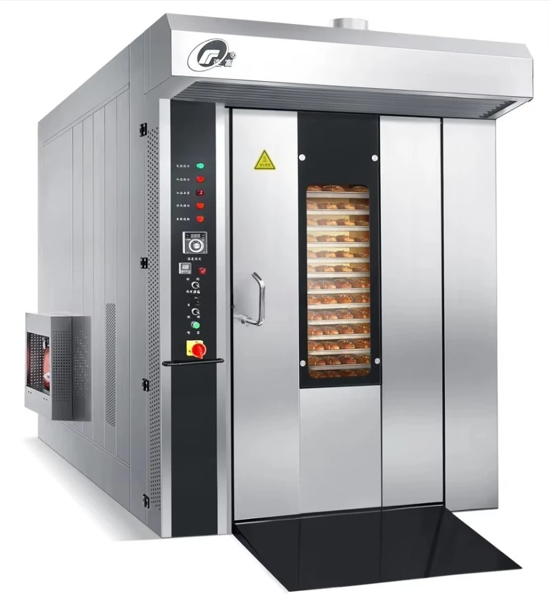 32 Tray Reasonable Price Big Rotating Chamber Bakery Rotary Rack Oven for Sale/2025 Hot Sale Stainless Steel Bread Baking Oven