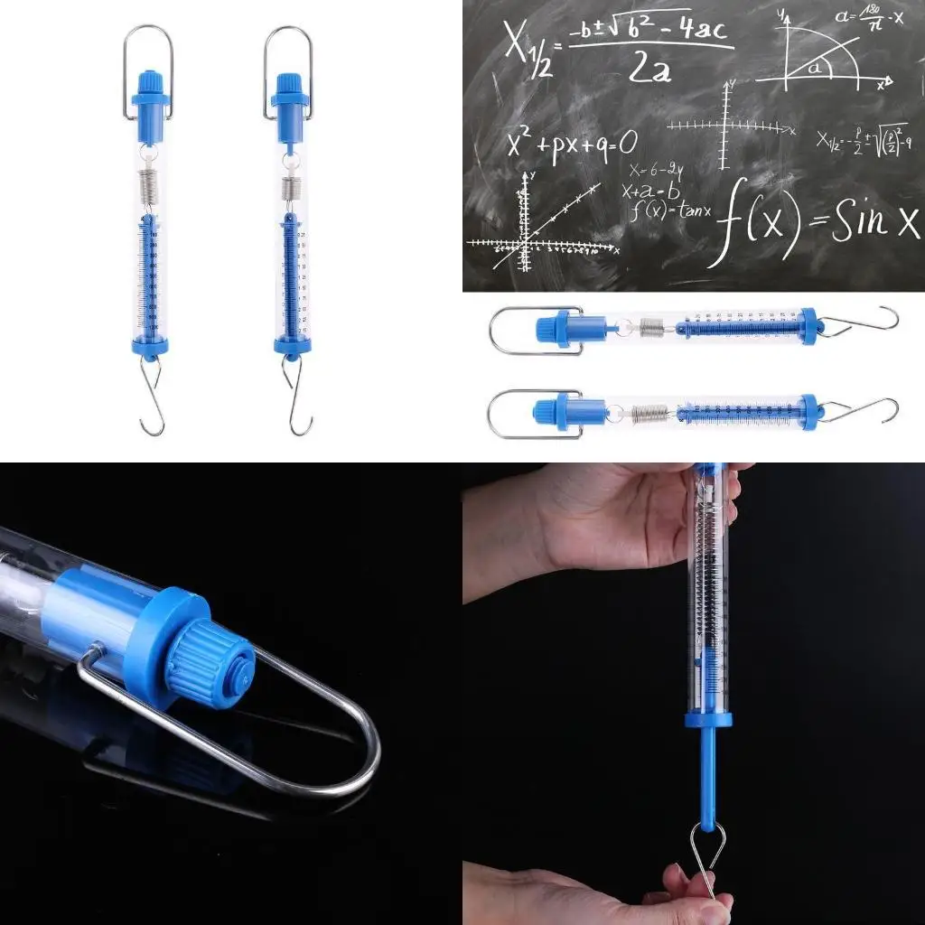

652F Plastic Spring Scale Dynamometer Transparent Spring Balance