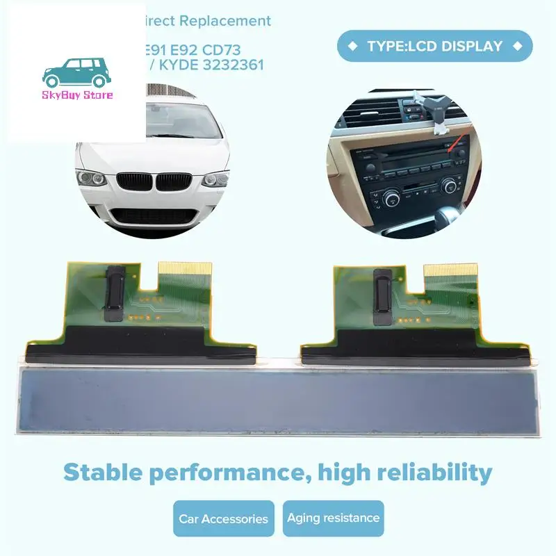 

LCD Display For Alpine BMW E90 E91 E92 CD73 LCD Screen Modules Car Audio Systems CD Player 3231867 KYDE 3232361