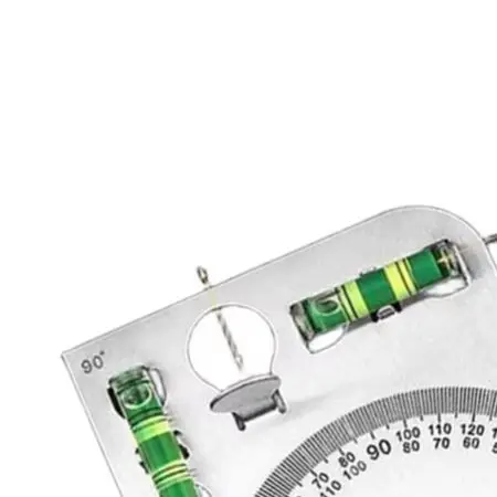 Adjustable 180 Degree Stainless Steel Angle Gauge Protractor For Woodworking Industrial Measuring Ruler Tool