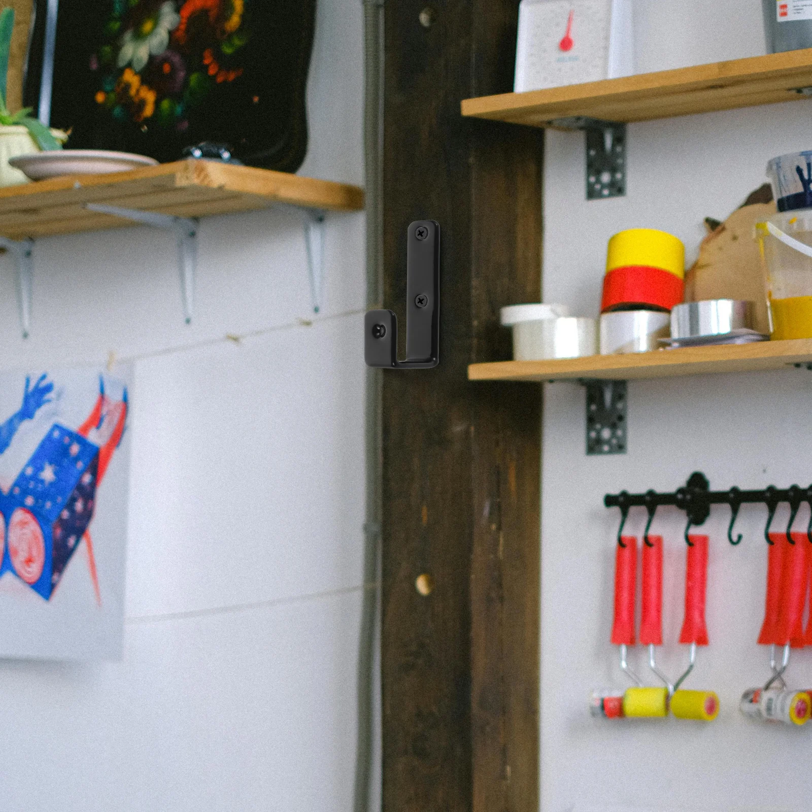 

Bunk Bed Ladder Hooks Metal Wall Hooks Iron Soft Rubber Easy Installation Safe Climbing Childrens Rooms