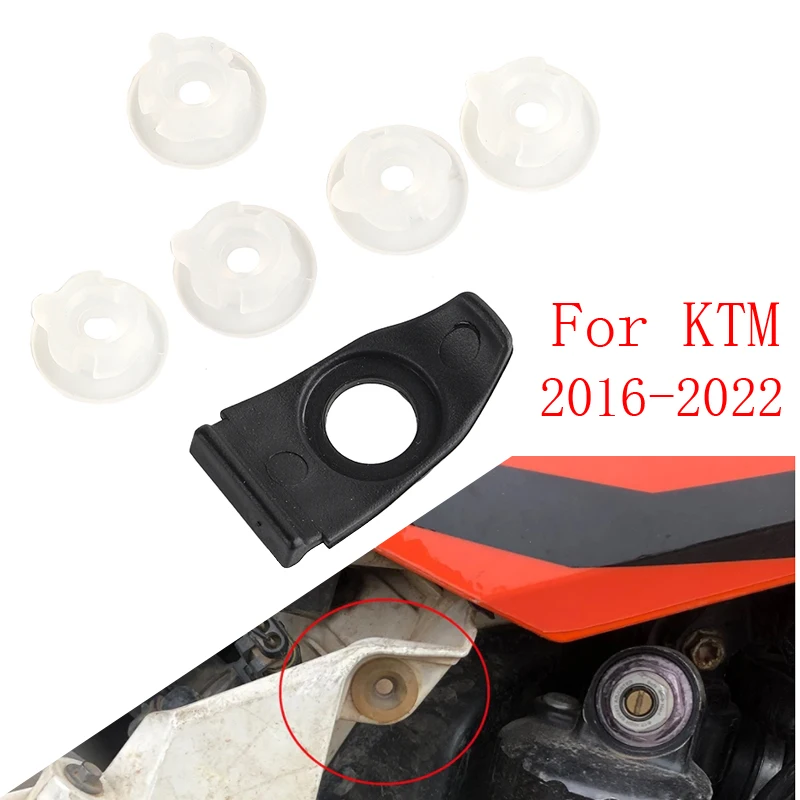 Moto Nuovo Filtro Aria Supporto Fibbia Staffa di Tenuta Pad Occhiello In Gomma A Sgancio Rapido Per KTM 2016-2023 Accessorio Moto