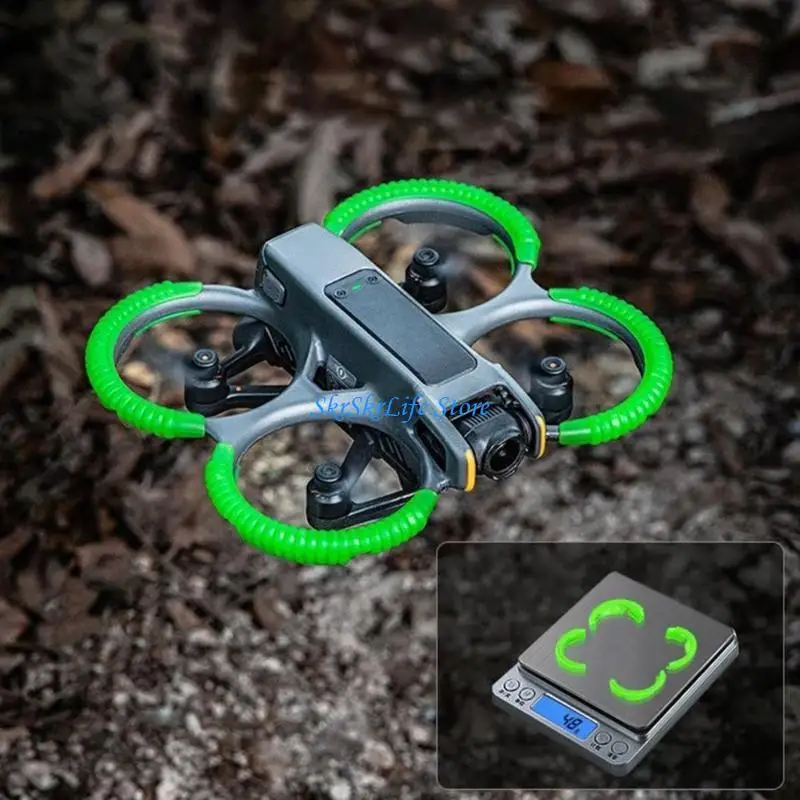 E65E Anti-Collision-Geräte-Stoßfänger für Avata 2 Ersatzpropeller Guard-Ringe