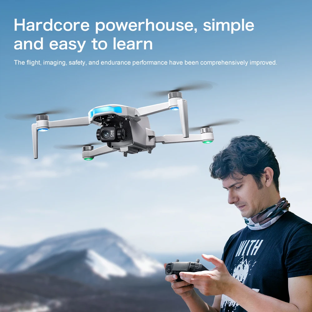 S-X1 GPS Drone Brushless Folding Optical Flow Positioning One-click Return 5G High Definition Aerial Photography Quadcopter