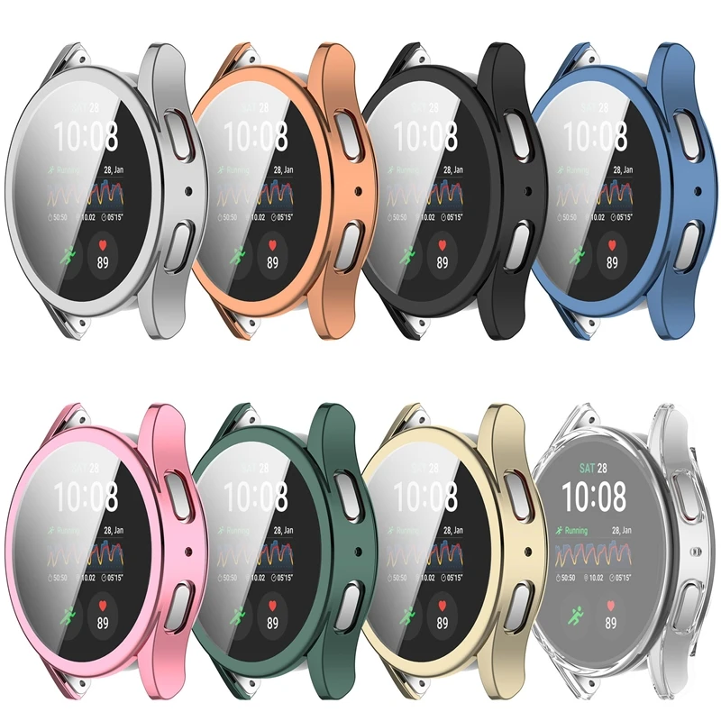 Silicone TPU Case Glass For Samsung Galaxy Watch 7 40mm 44mm Full Cover Screen Protector Bumper for Watch7 44mm 40mm Cover Shell image 6