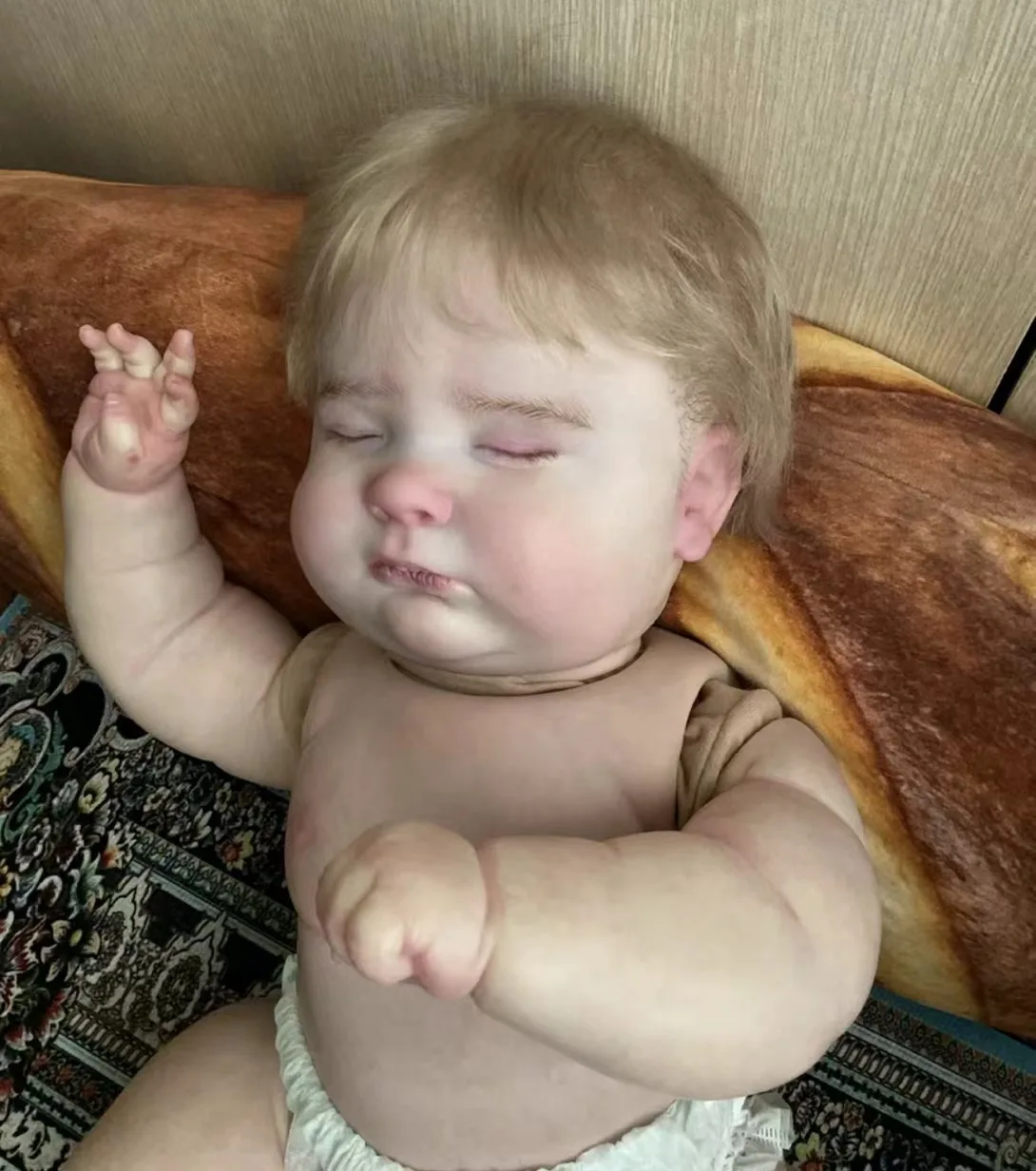 

DLS Limited Supply 23''With Real Photos Reborn Baby Doll Sleeping Without Belly Finished Doll