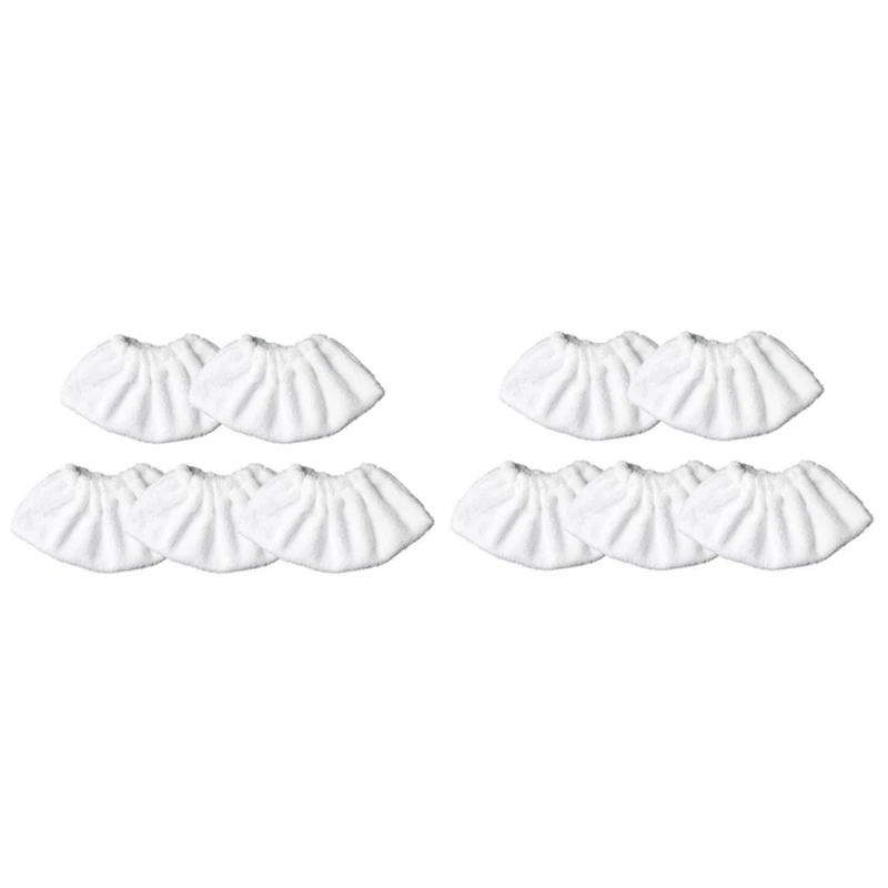 10Pcs Washable Replacement Cotton Terry Cloth Cover Pads Fit For Karcher SC2 SC3 SC4 SC5 Steam Cleaner Hand Tool