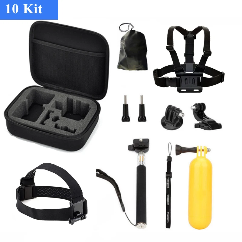 42pcs Action Camera Accessories Kit for GoPro Hero11 10 9 Hero Session 5 for Insta360 Xiaomi Yi DJI AKASO Campark Action Camera