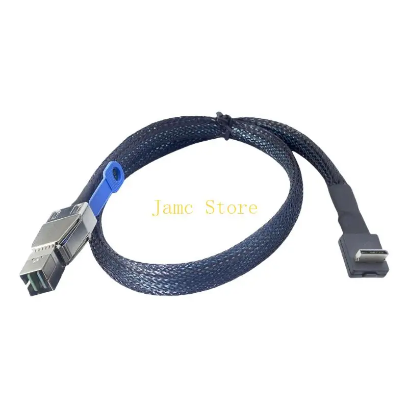 LX0B High Voltages DC300V Server Cable SFF8611 4i To SFF 8644 4i Connectors For PCIE
