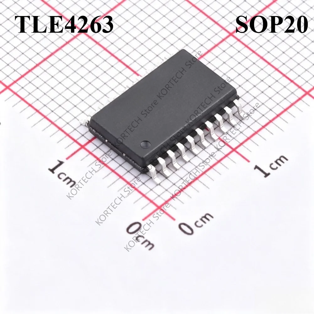 5PCS/Lot Original TLE4263G TLE4263 SOP20 Car Computer Board Chips 5V Low Dropout Regulator Chip