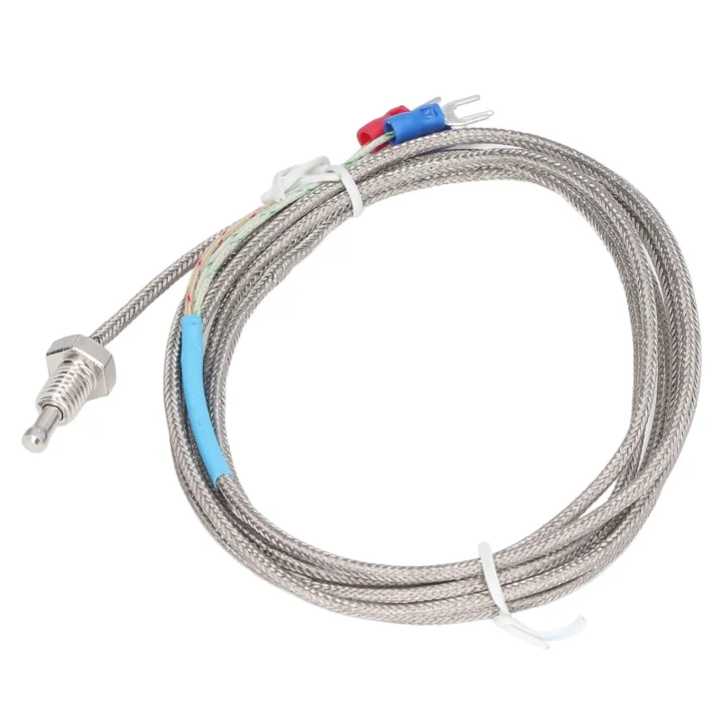 PT100 Thermocouple Temperature Sensor Screw Type Industrial Transducer -200-450℃ WZPT-M8