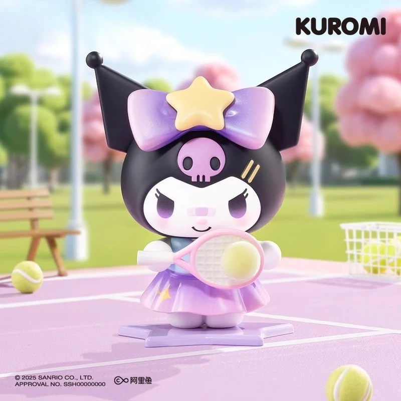 Sanrio Family Campus Diary Series Figuras Caja ciega de moda Adornos de juguete lindos Hermosos regalos kuromi