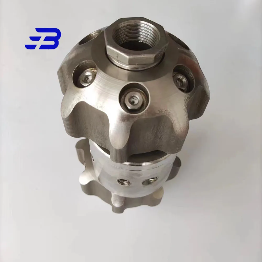 High Pressure V Hammer nozzle Vibrating Jetter Nozzle Ceramic Nozzles 6.5kg Hammer Rotor nozzle