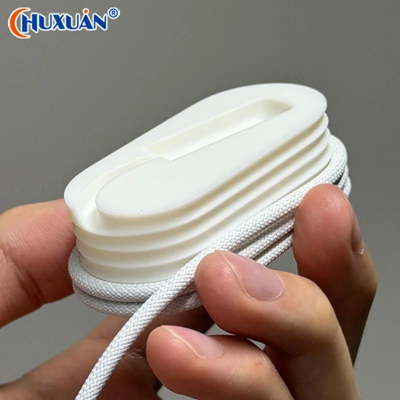 Q 1Pc Portable Cable Winder Organizer Desktop Cable Organizer Fit For 1m Braided Data Cable Home Office Travel Use