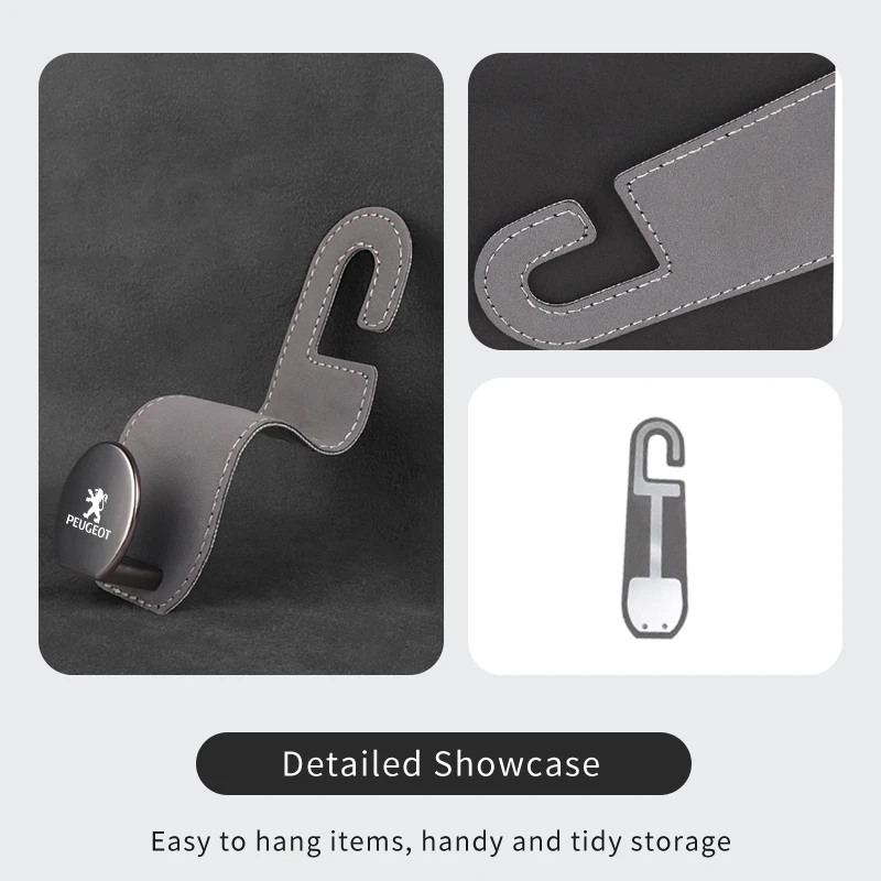 Car Seat Back Hook Multifunctional For Peugeot 5008 408 308 608 Rifter e-Expert e-Traveller Landtrek Pick Up Quartz