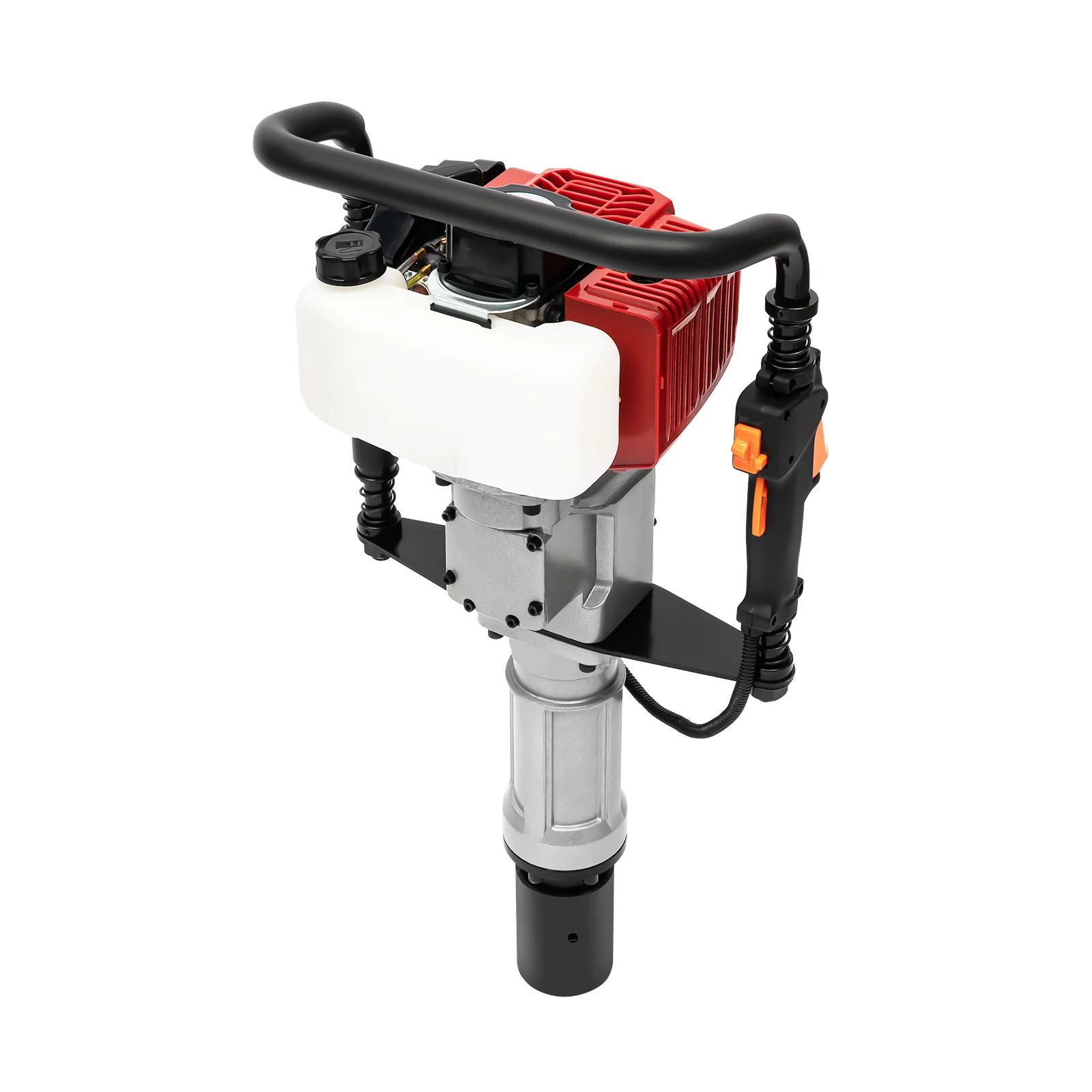 52CC 2-stroke gasoline pile driver Gardens Air Cooling, Single-cylinder 1900W 6500RPM 55-70mm socket ground auger