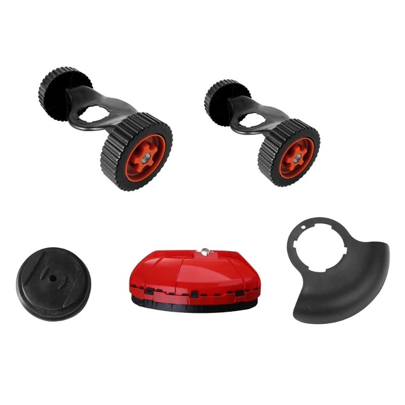 2 Größen Rasentrimmer für Kopf Akku-Rasenmäherräder Multifunktions-Rasentrimmerräder Rasenmäherzubehör Dura