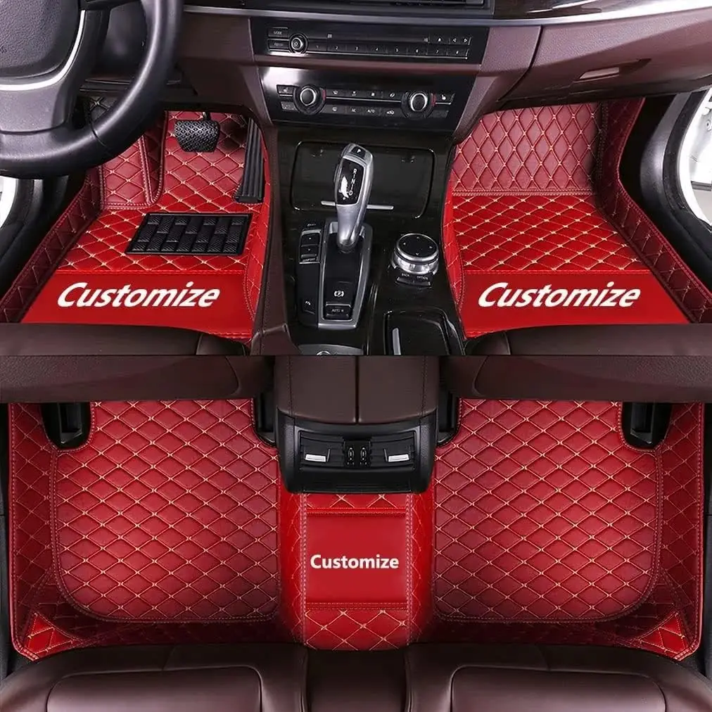 Custom Car Floor Mats For Dodge Caravan 2007-2013 Challenger Charger Caliber Avenger Auto Foot Pads Carpet Cover Accessorie
